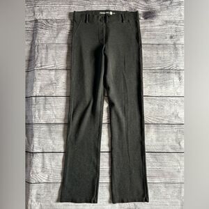 Betabrand Dress Pant Yoga Pants in gray size small